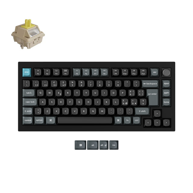 Clavier mécanique personnalisé sans fil Keychron Q1 Ultra 8K Collection disposition ISO
