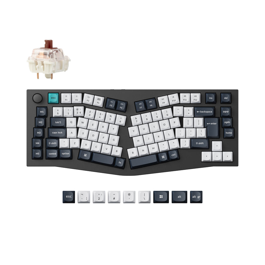 Keychron Q10 Max (mise en page Alice) Collection de mises en page ISO de clavier mécanique personnalisé QMK