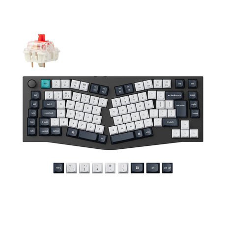 Keychron Q10 Max (Alice Layout) QMK Custom Mechanical Keyboard ISO Layout Collection