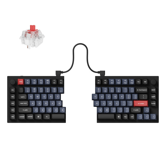 Keychron Q11 QMK Wired Custom Mechanical Keyboard(US ANSI Layout)