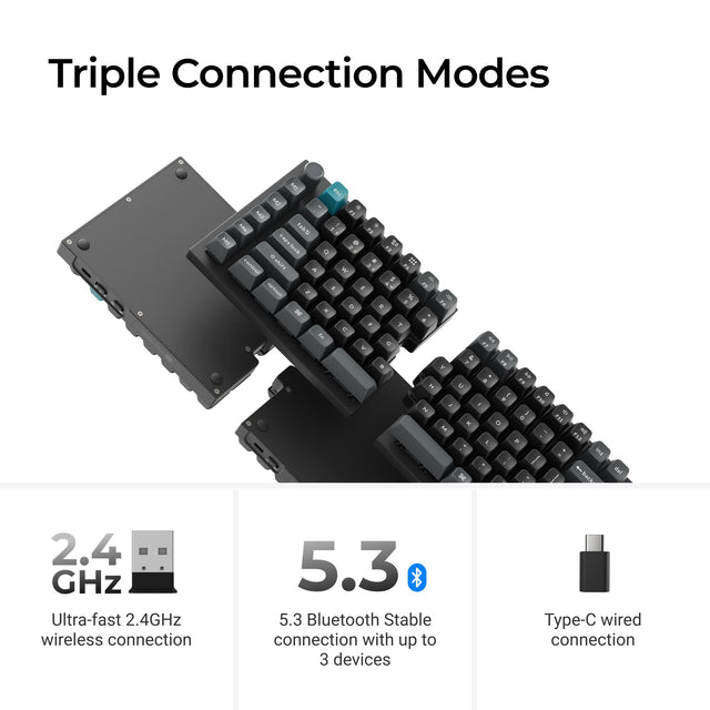 Clavier mécanique personnalisé sans fil Keychron Q11 Ultra 8K (Disposition US ANSI)