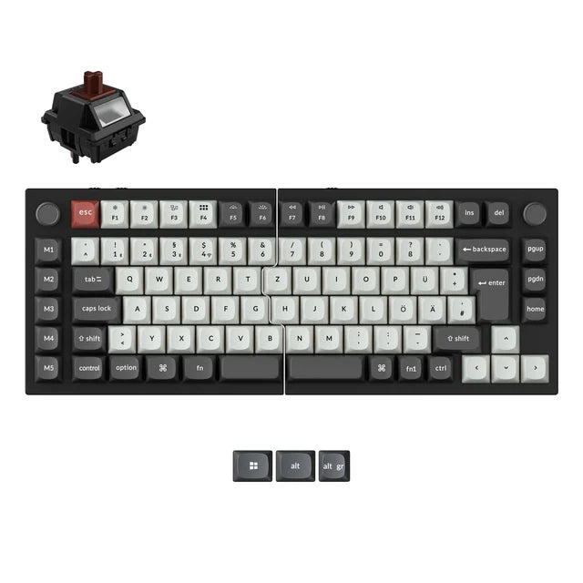 Keychron Q11 Ultra 8K Wireless Custom Mechanical Keyboard ISO Layout Collection