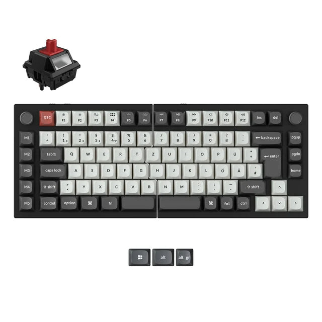 Keychron Q11 Ultra 8K Wireless Custom Mechanical Keyboard ISO Layout Collection
