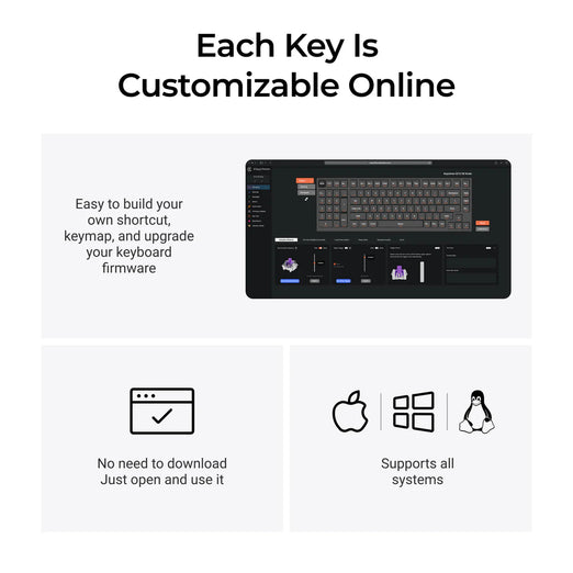Keychron Q12 HE QMK Wireless Custom Keyboard (US ANSI Layout)