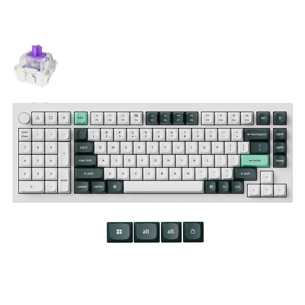 Clavier personnalisé sans fil Keychron Q12 HE QMK (Disposition US ANSI)