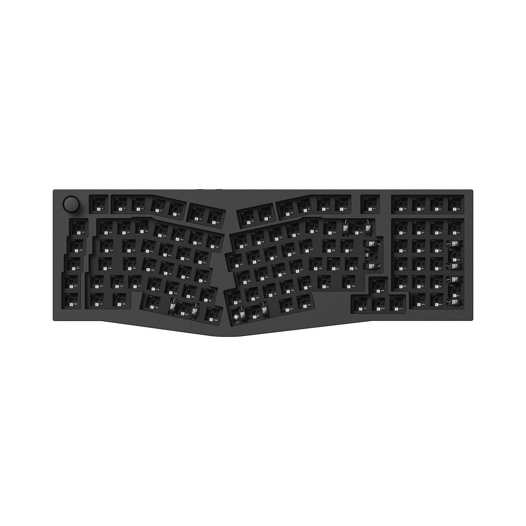 Keychron Q13 Pro (disposition Alice) Clavier mécanique personnalisé sans fil QMK/VIA (disposition US ANSI)