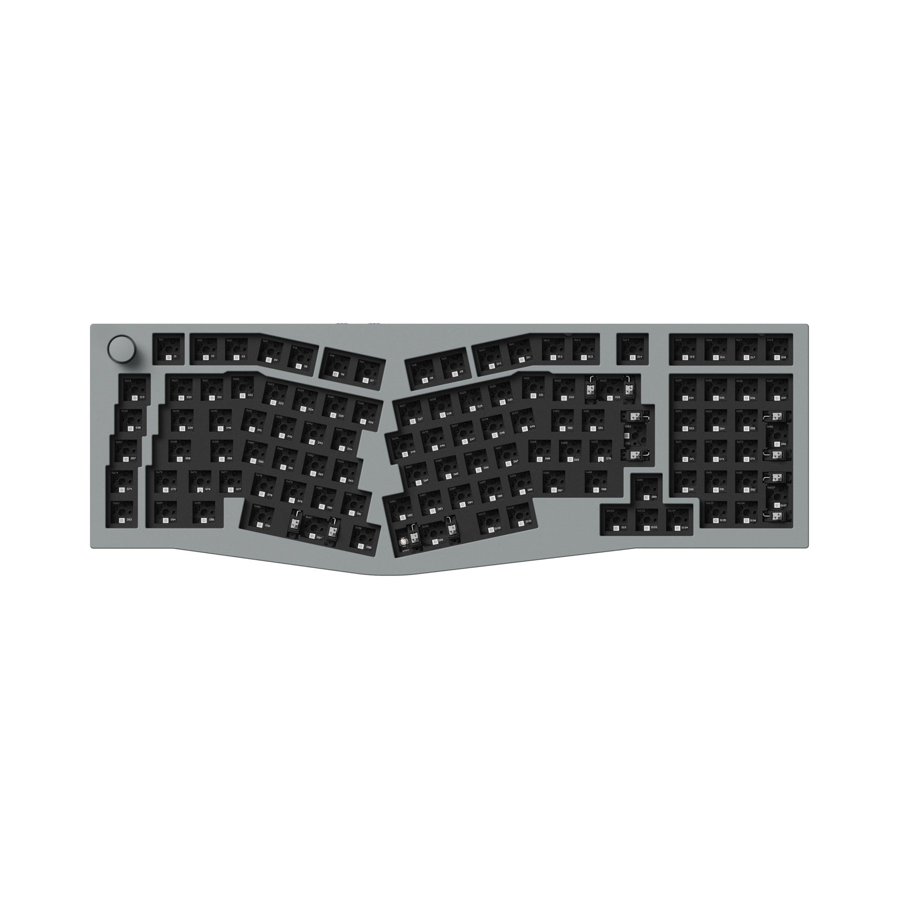 Keychron Q13 Pro (disposition Alice) Clavier mécanique personnalisé sans fil QMK/VIA (disposition US ANSI)
