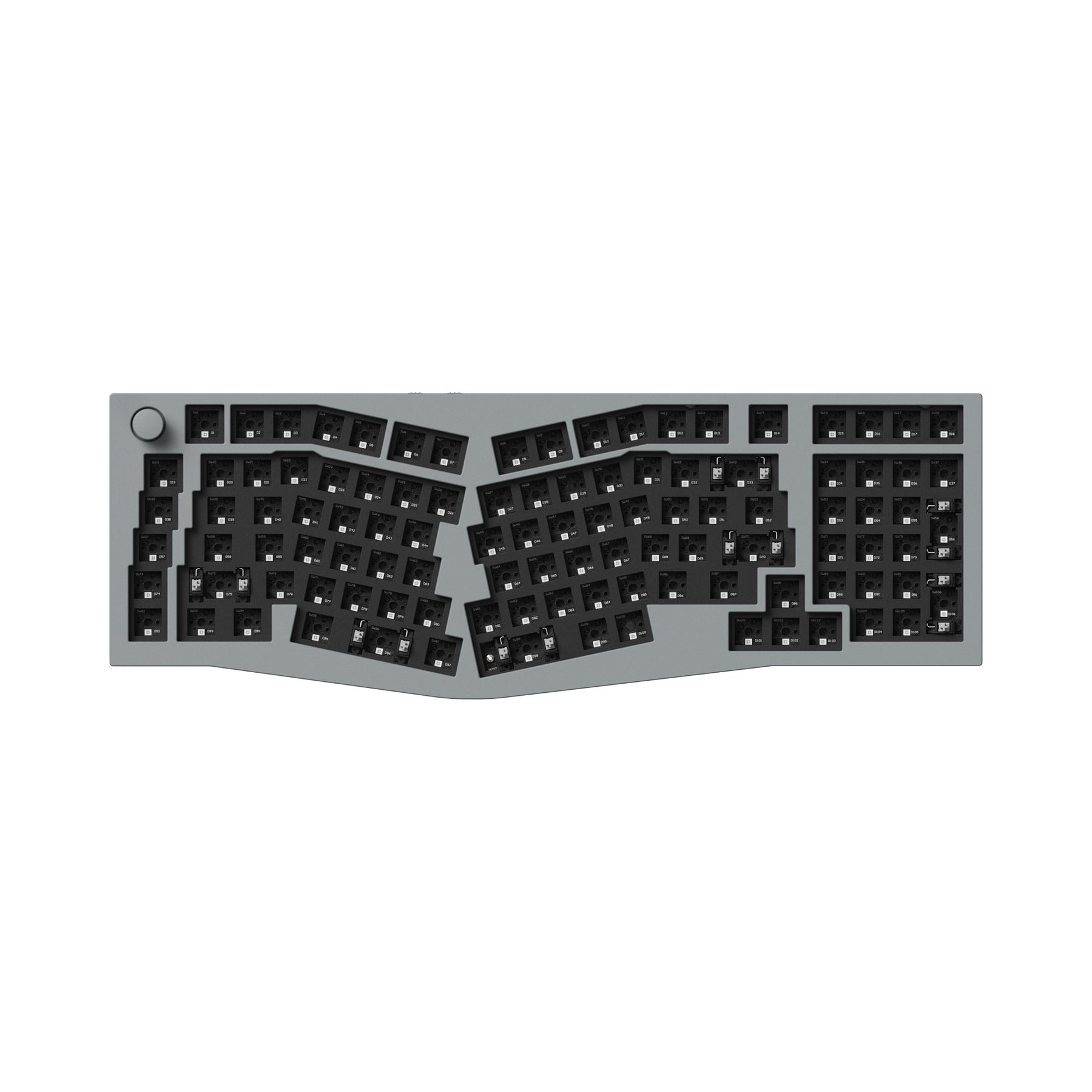 Keychron Q13 Pro (disposition Alice) Clavier mécanique personnalisé sans fil QMK/VIA (disposition US ANSI)