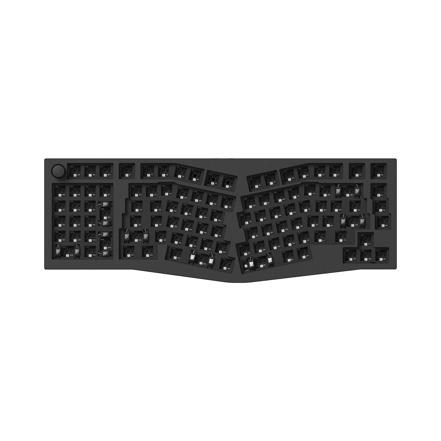 Keychron Q14 Pro (disposition Alice) Clavier mécanique personnalisé sans fil QMK/VIA (disposition US ANSI)