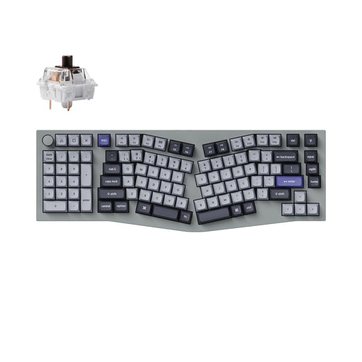 Keychron Q14 Pro (Alice Layout) QMK/VIA Wireless Custom Mechanical Keyboard (US ANSI Layout)