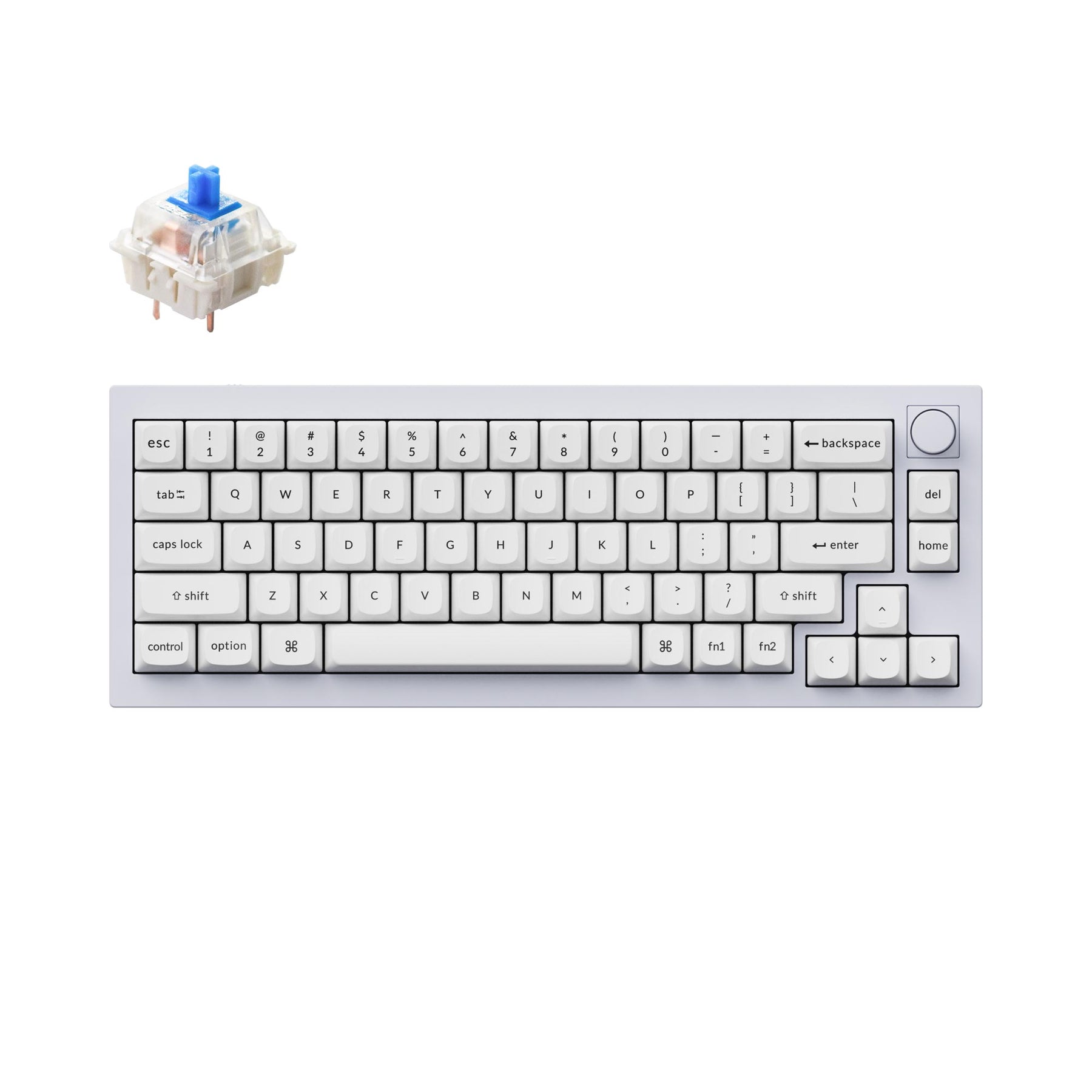 Clavier mécanique personnalisé filaire Keychron Q2 QMK (disposition US ANSI)