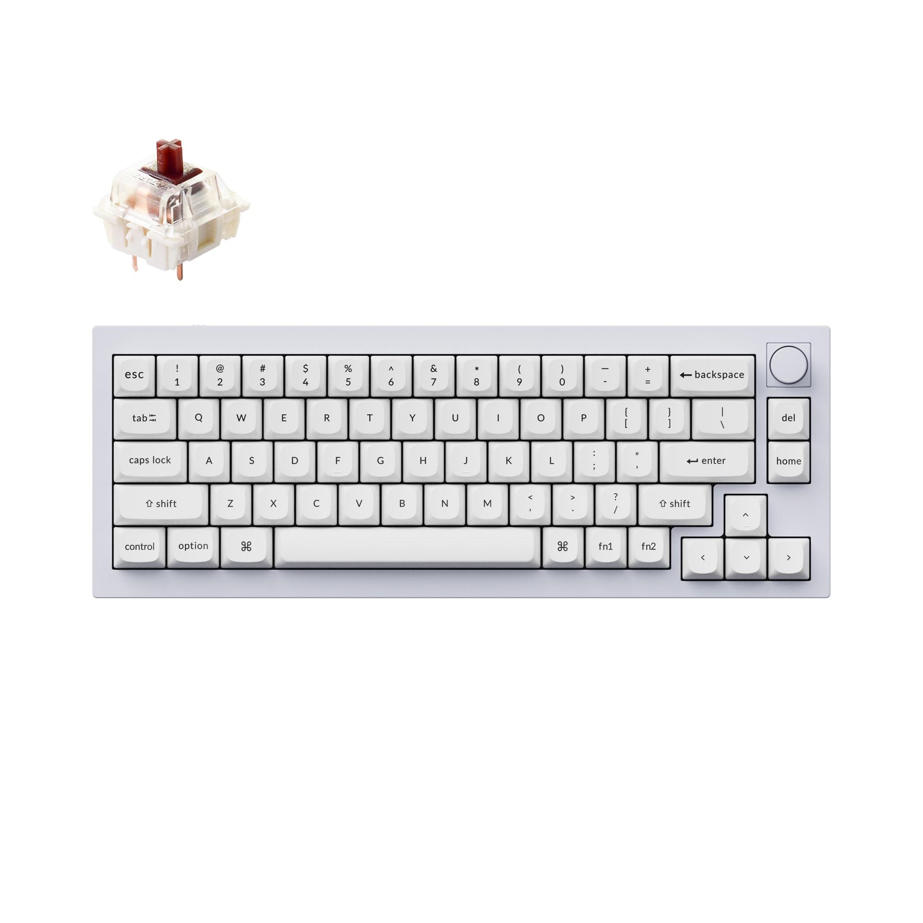 Clavier mécanique personnalisé filaire Keychron Q2 QMK (disposition US ANSI)