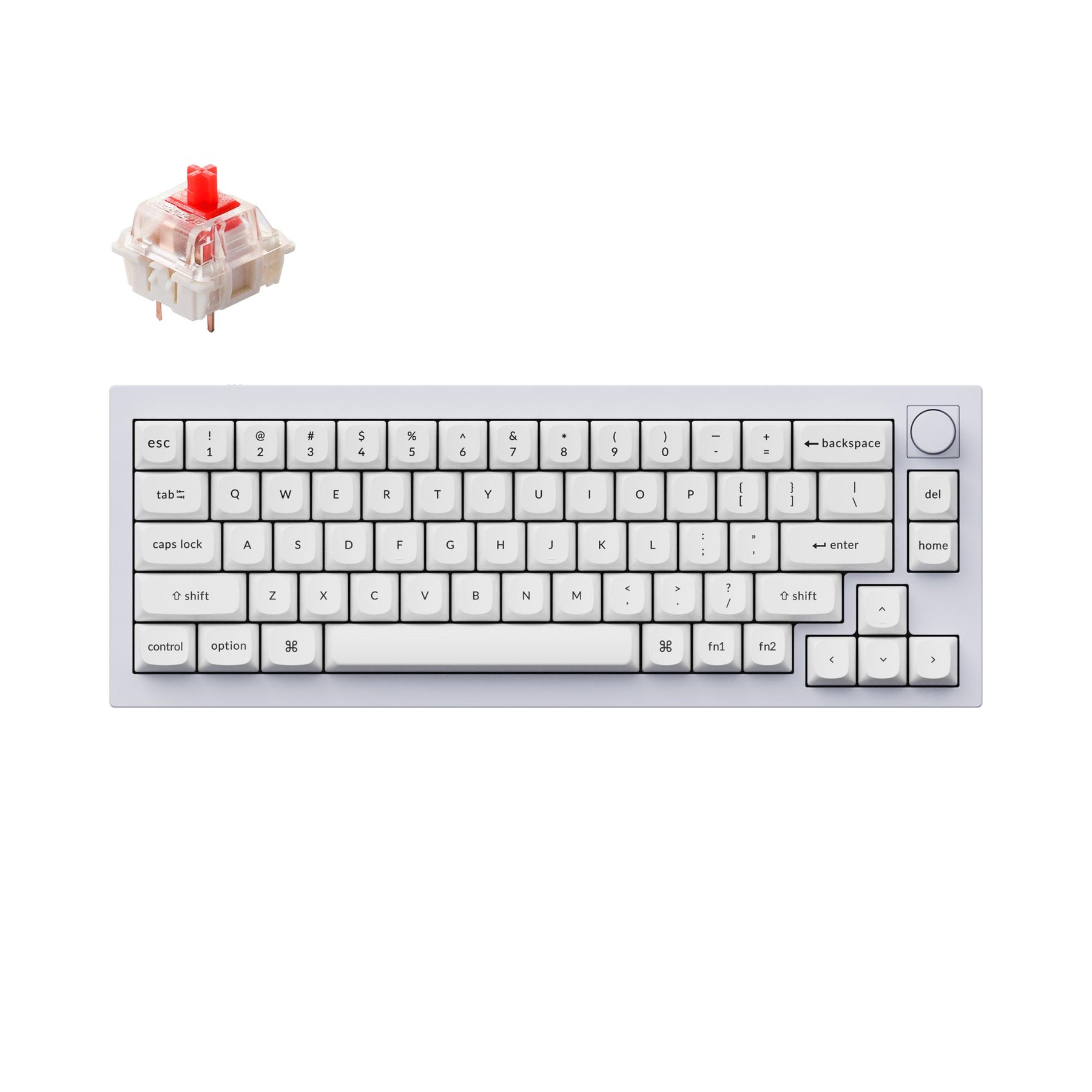 Clavier mécanique personnalisé filaire Keychron Q2 QMK (disposition US ANSI)