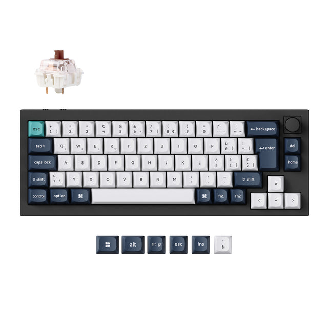 Keychron Q2 Max QMK/VIA Clavier mécanique personnalisé sans fil Collection de mises en page ISO