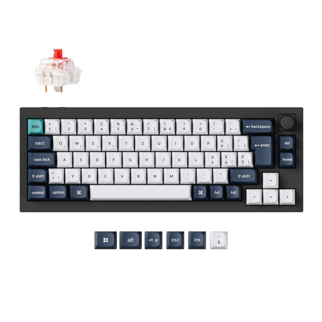 Keychron Q2 Max QMK/VIA Wireless Custom Mechanical Keyboard ISO Layout Collection