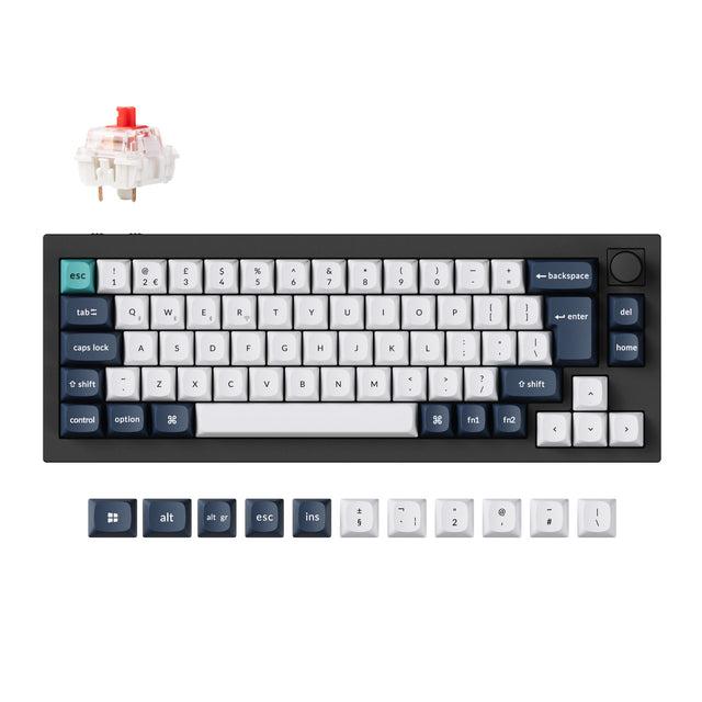 Keychron Q2 Max QMK/VIA Clavier mécanique personnalisé sans fil Collection de mises en page ISO