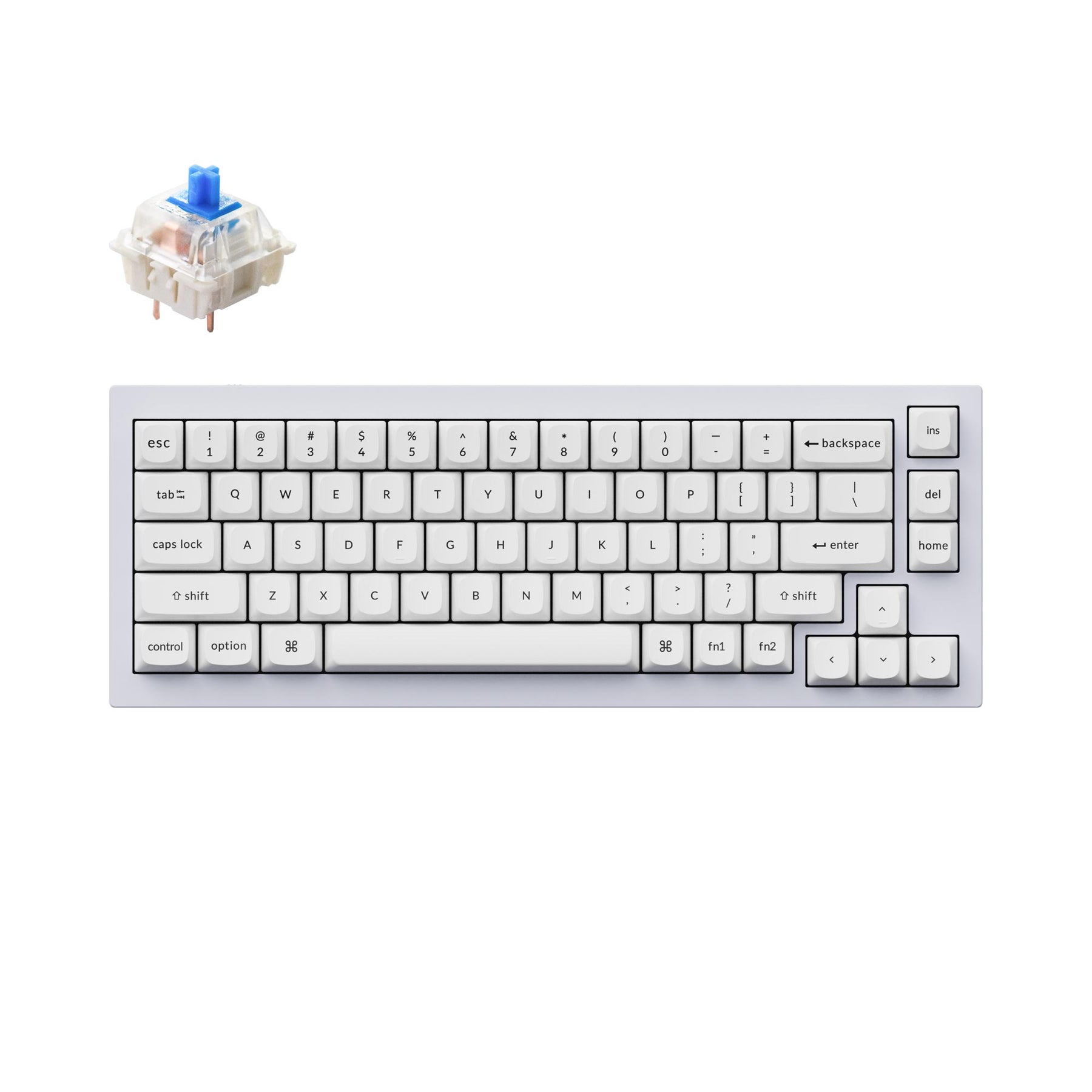 Clavier mécanique personnalisé filaire Keychron Q2 QMK (disposition US ANSI)