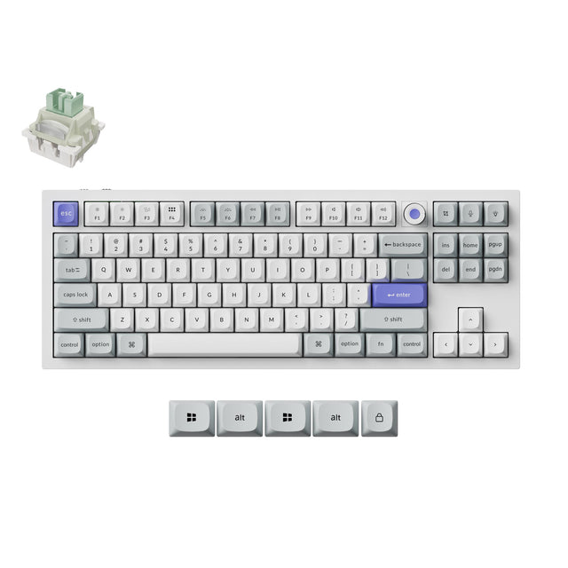 Clavier Keychron Q3 HE 8K à interrupteurs magnétiques (Disposition US ANSI)
