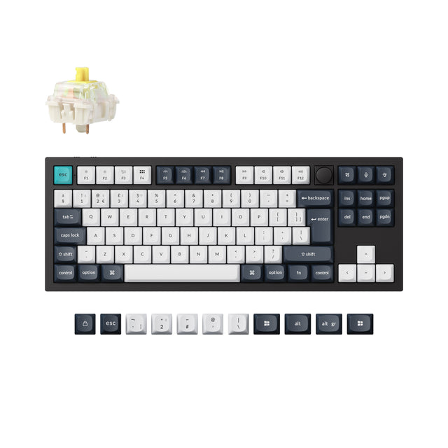 Keychron Q3 Max QMK/VIA Clavier mécanique personnalisé sans fil Collection de mises en page ISO