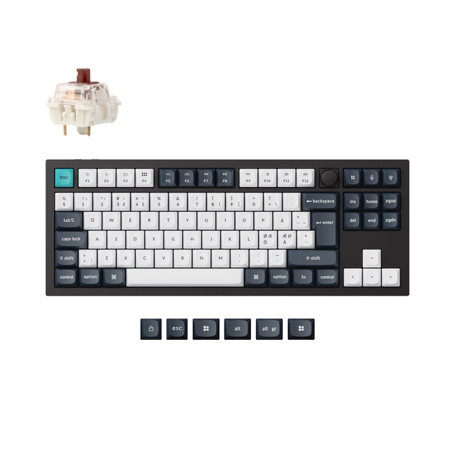 Keychron Q3 Max QMK/VIA Clavier mécanique personnalisé sans fil Collection de mises en page ISO