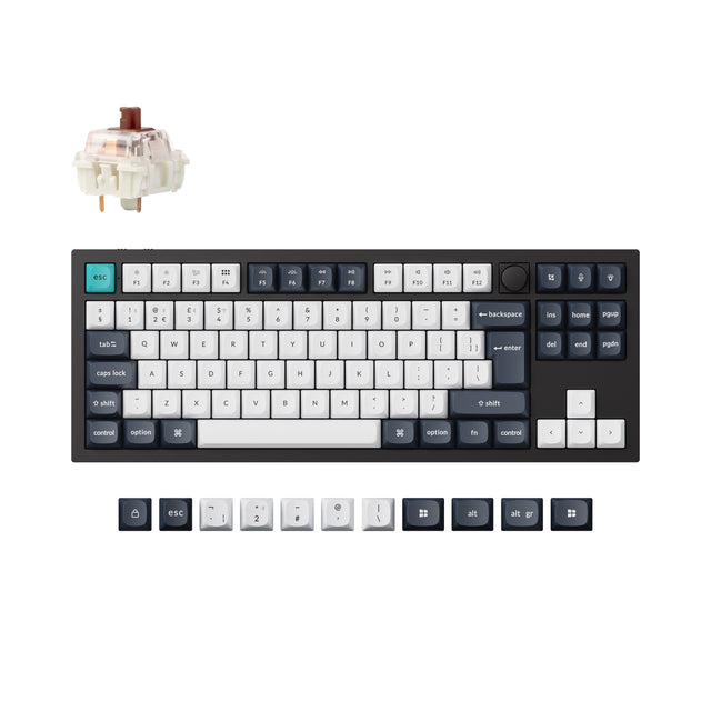 Keychron Q3 Max QMK/VIA Clavier mécanique personnalisé sans fil Collection de mises en page ISO