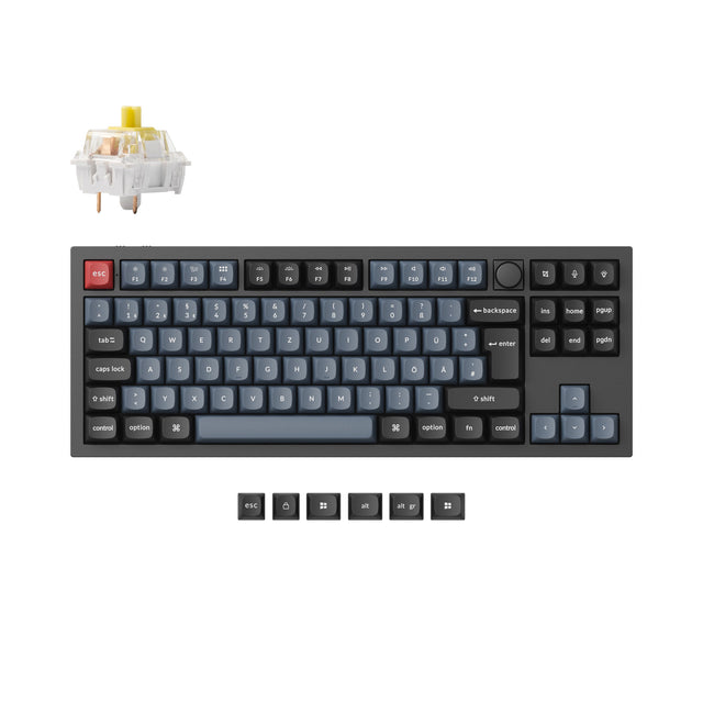 Collection de mises en page ISO de clavier mécanique personnalisé Keychron Q3 Pro QMK