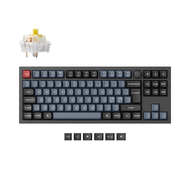 Keychron Q3 Pro QMK Custom Mechanical Keyboard ISO Layout Collection