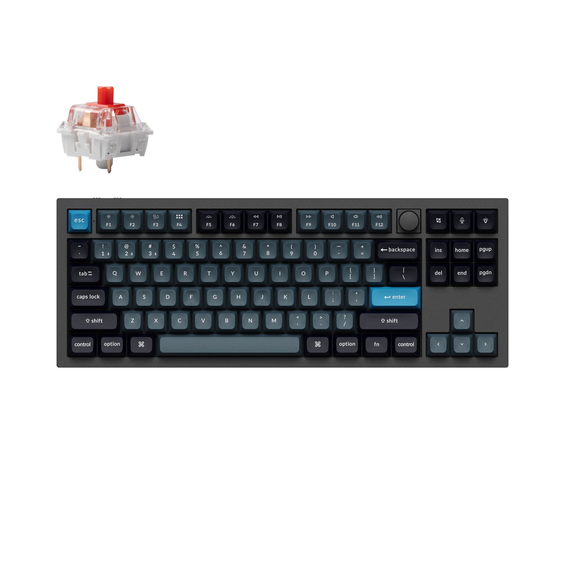Clavier mécanique personnalisé sans fil Keychron Q3 Pro QMK/VIA (disposition US ANSI)
