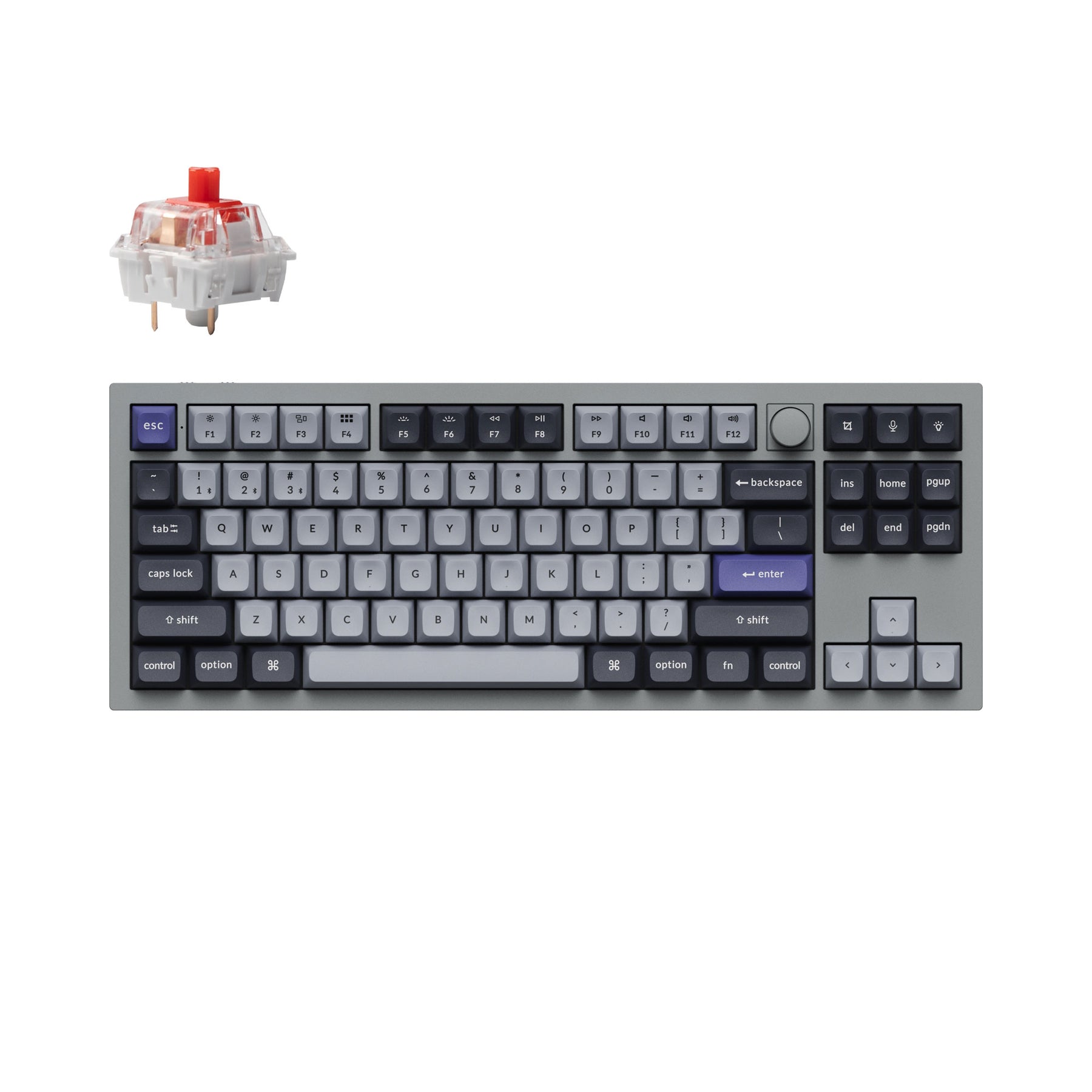 Clavier mécanique personnalisé sans fil Keychron Q3 Pro QMK/VIA (disposition US ANSI)