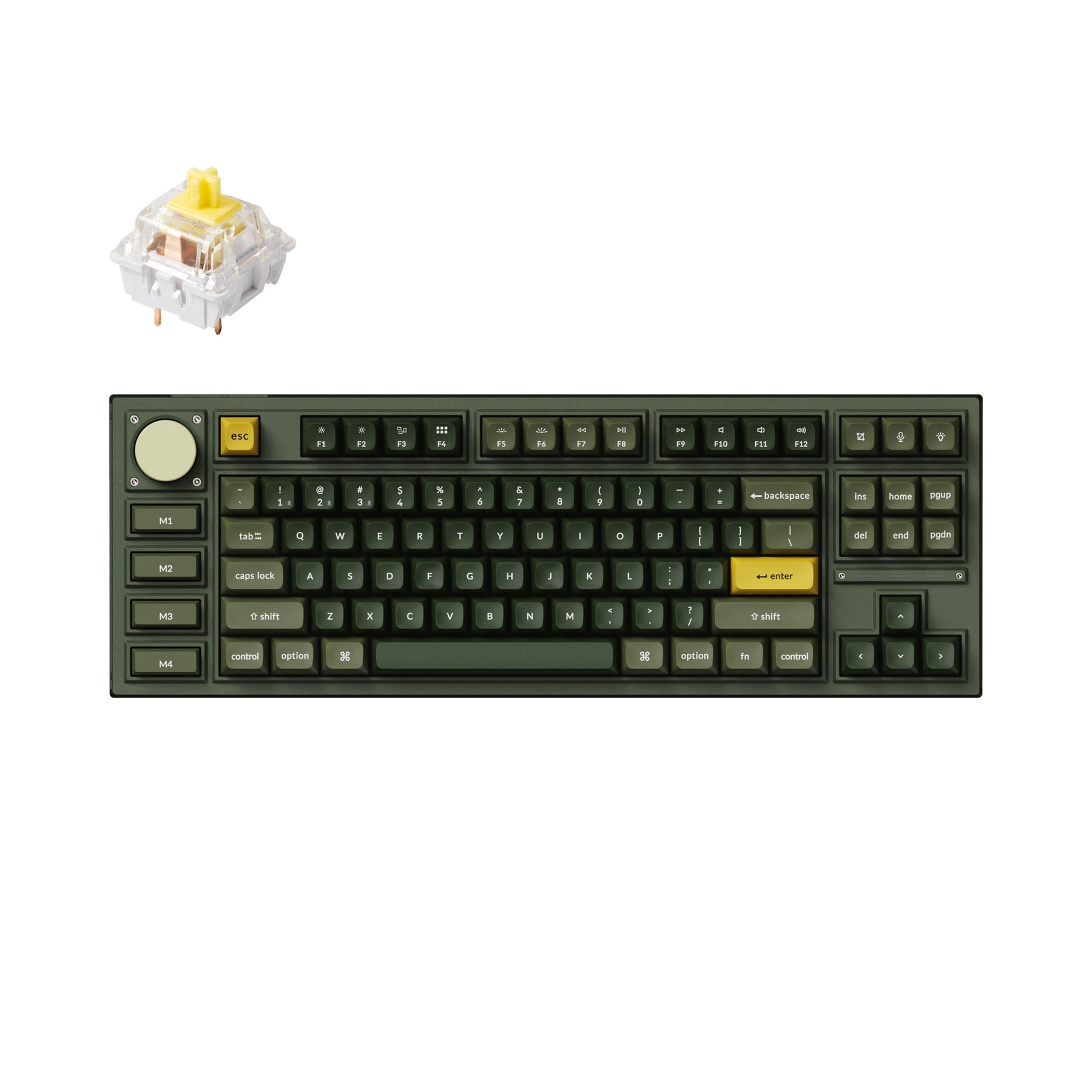 Clavier mécanique personnalisé sans fil Keychron Q3 Pro QMK/VIA (disposition US ANSI)