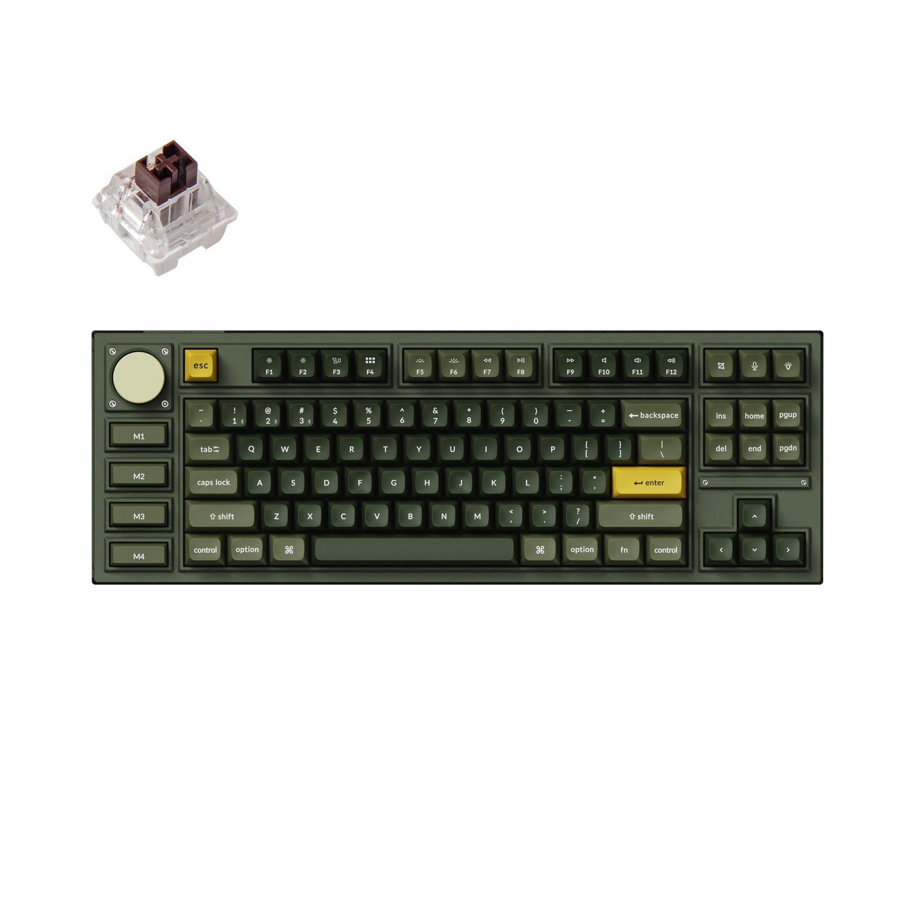 Clavier mécanique personnalisé sans fil Keychron Q3 Pro QMK/VIA (disposition US ANSI)