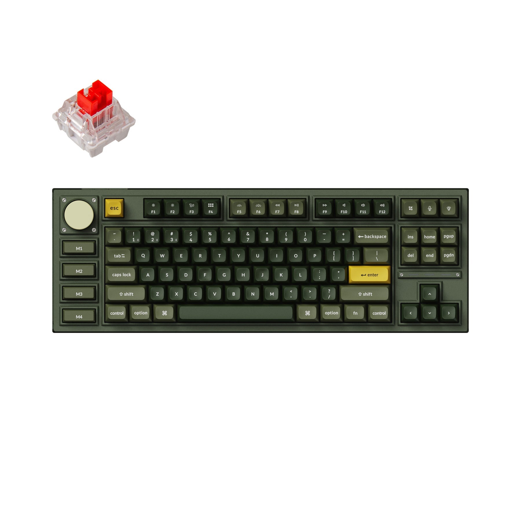 Clavier mécanique personnalisé sans fil Keychron Q3 Pro QMK/VIA (disposition US ANSI)