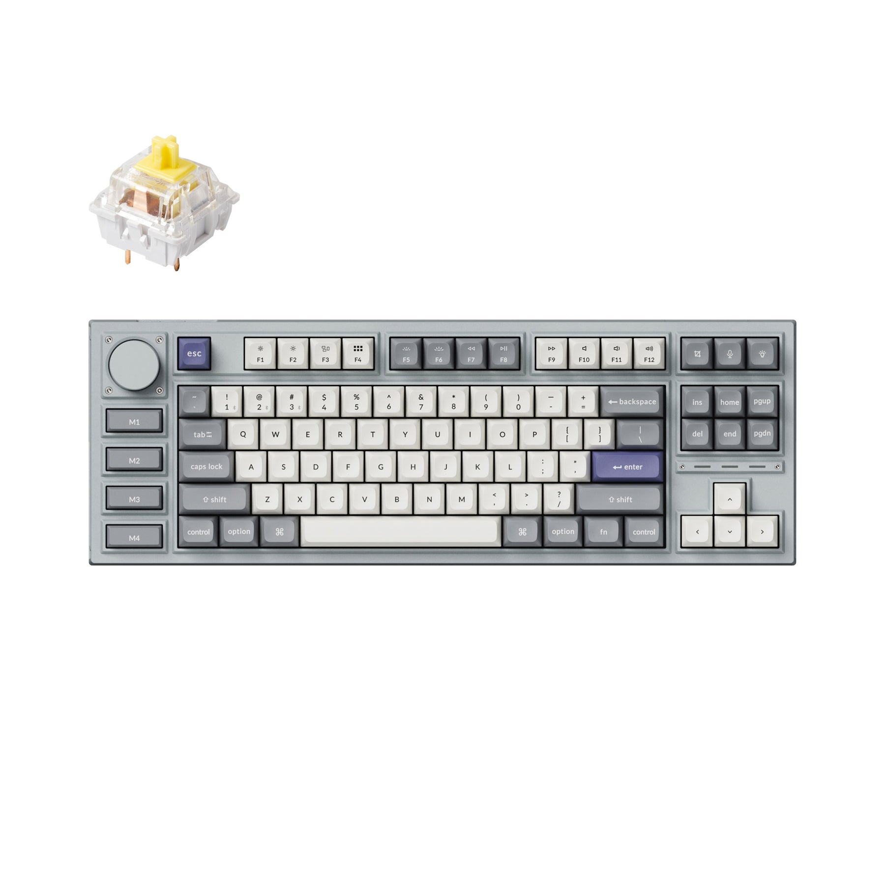 Clavier mécanique personnalisé sans fil Keychron Q3 Pro QMK/VIA (disposition US ANSI)