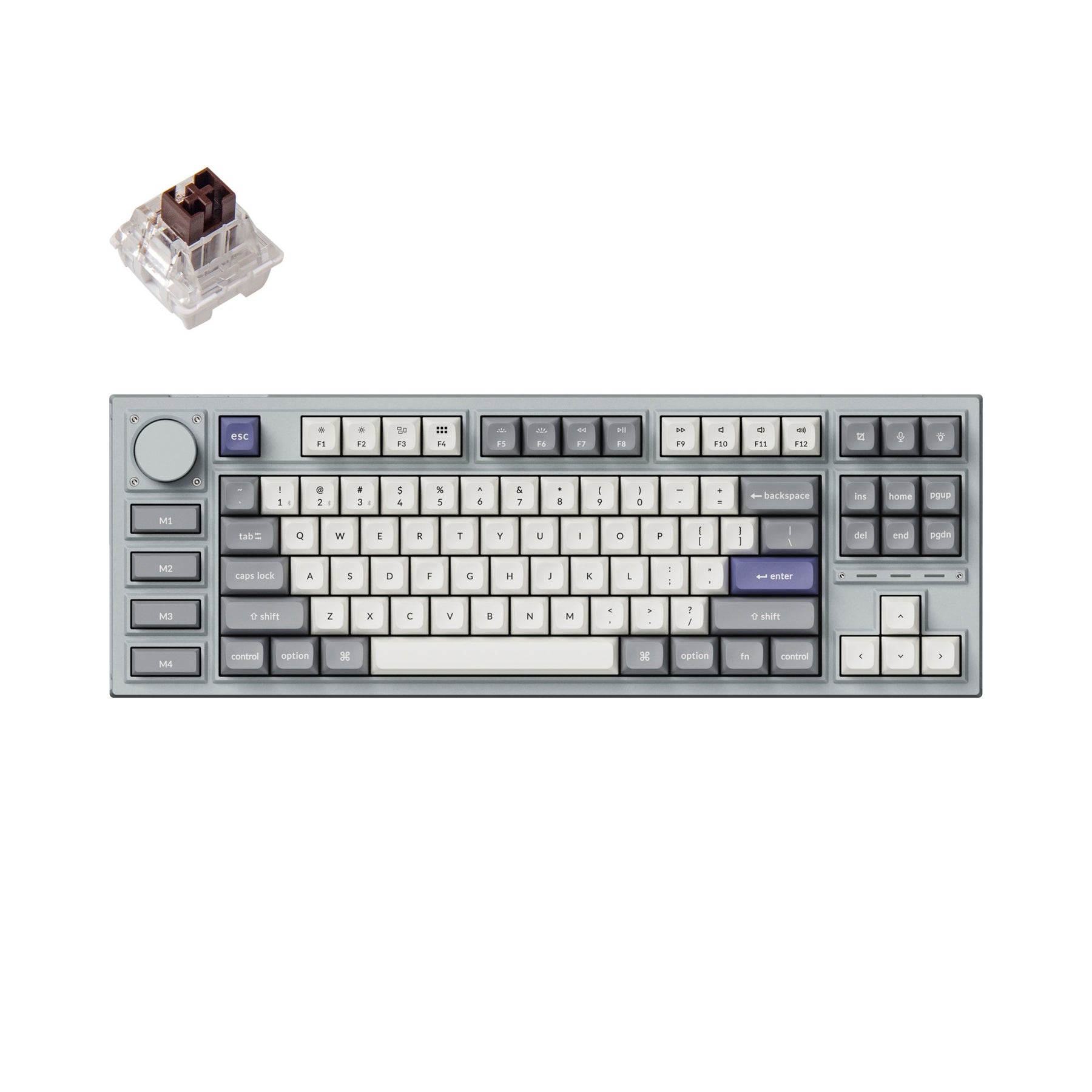 Clavier mécanique personnalisé sans fil Keychron Q3 Pro QMK/VIA (disposition US ANSI)
