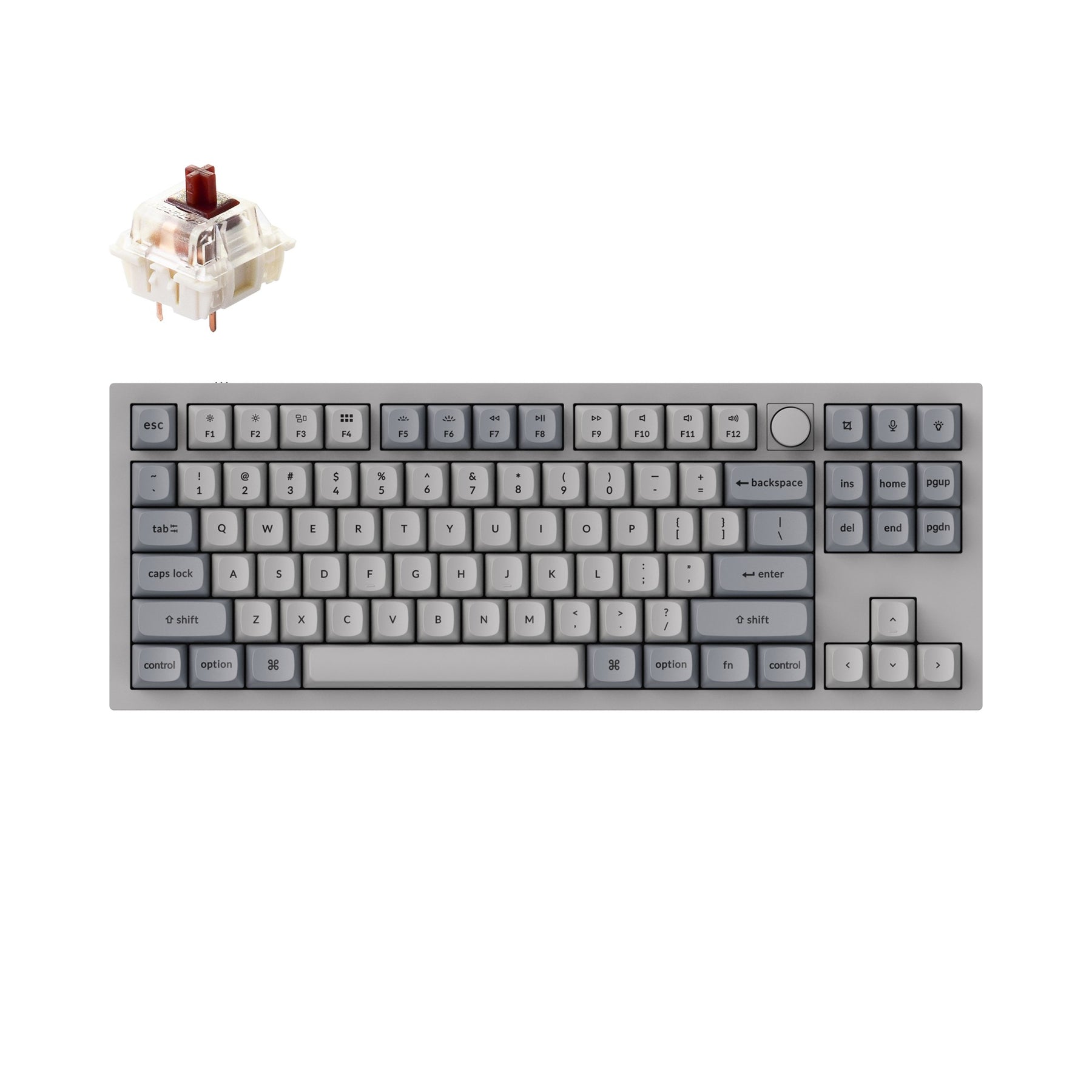 Clavier mécanique personnalisé filaire Keychron Q3 QMK (disposition US ANSI)