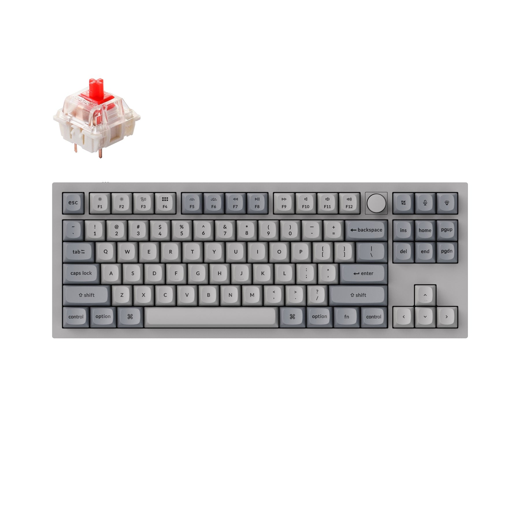 Clavier mécanique personnalisé filaire Keychron Q3 QMK (disposition US ANSI)