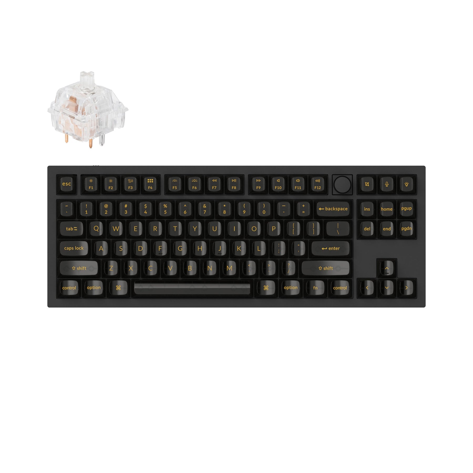 Clavier mécanique personnalisé filaire Keychron Q3 QMK (disposition US ANSI)