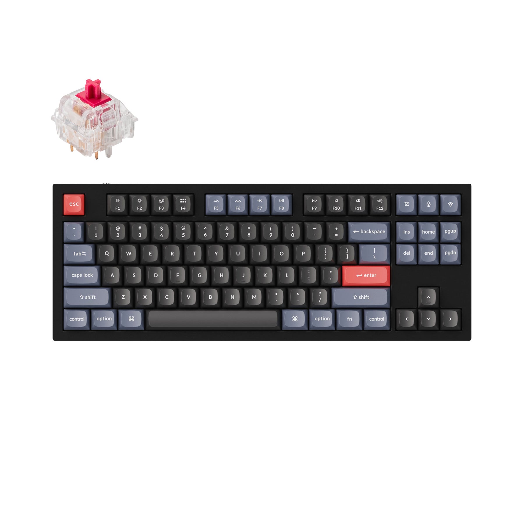 Clavier mécanique personnalisé filaire Keychron Q3 QMK (disposition US ANSI)