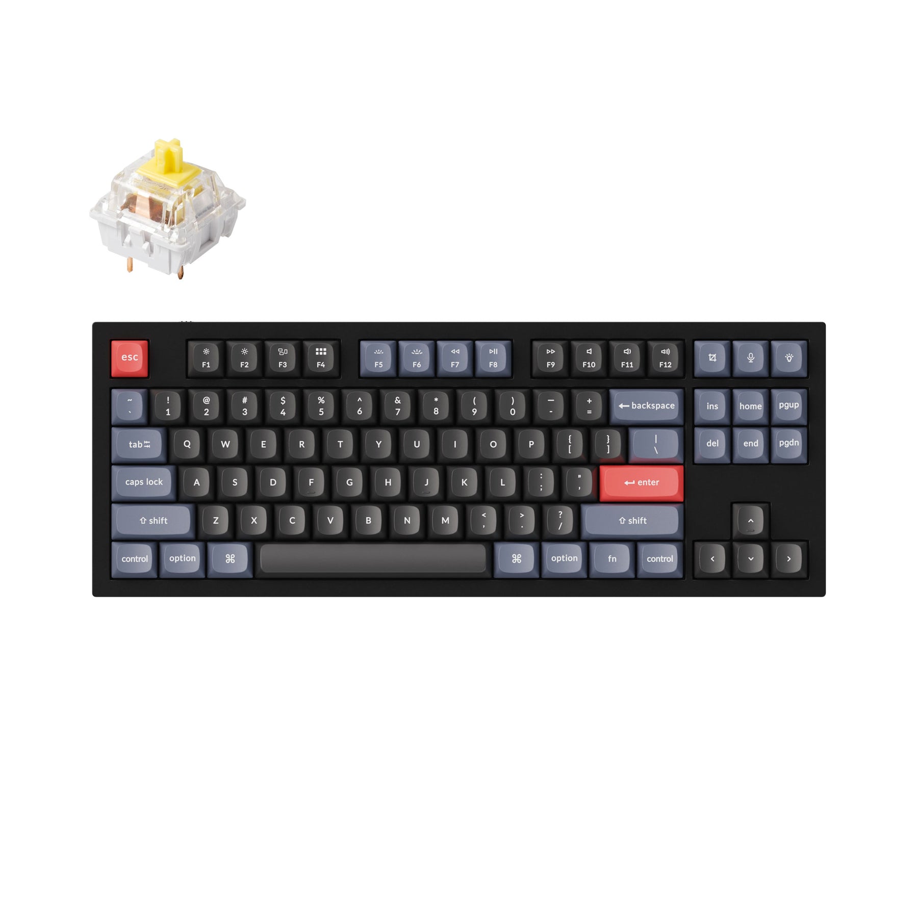 Clavier mécanique personnalisé filaire Keychron Q3 QMK (disposition US ANSI)