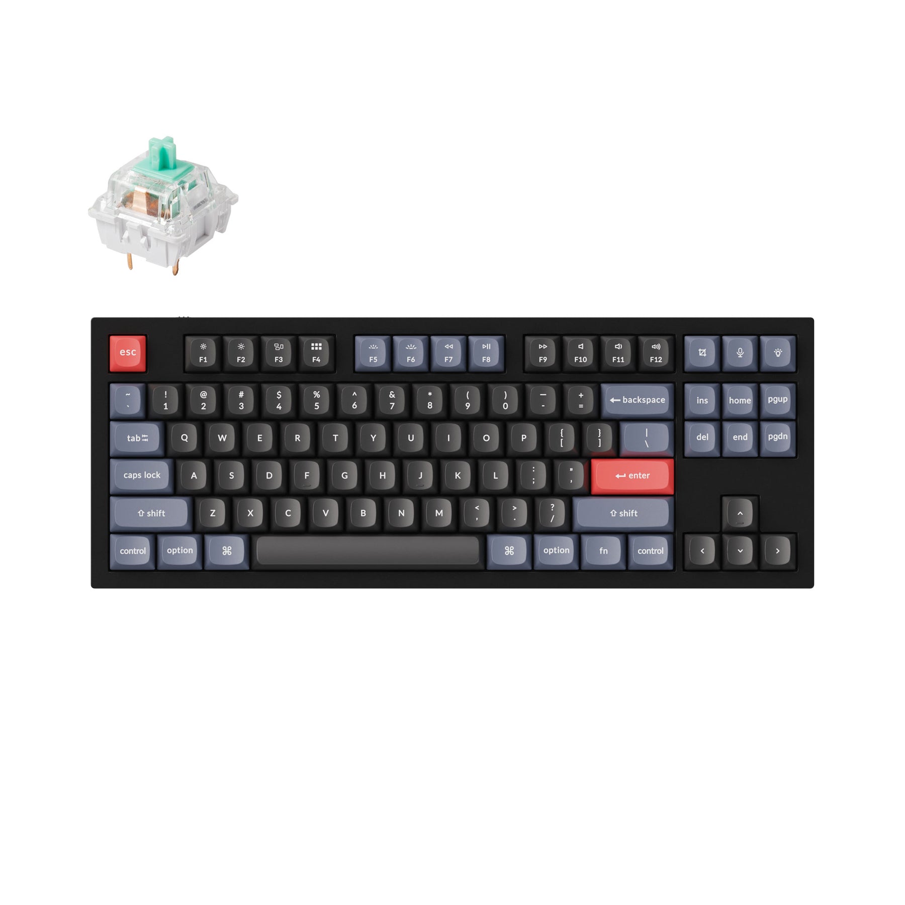 Clavier mécanique personnalisé filaire Keychron Q3 QMK (disposition US ANSI)