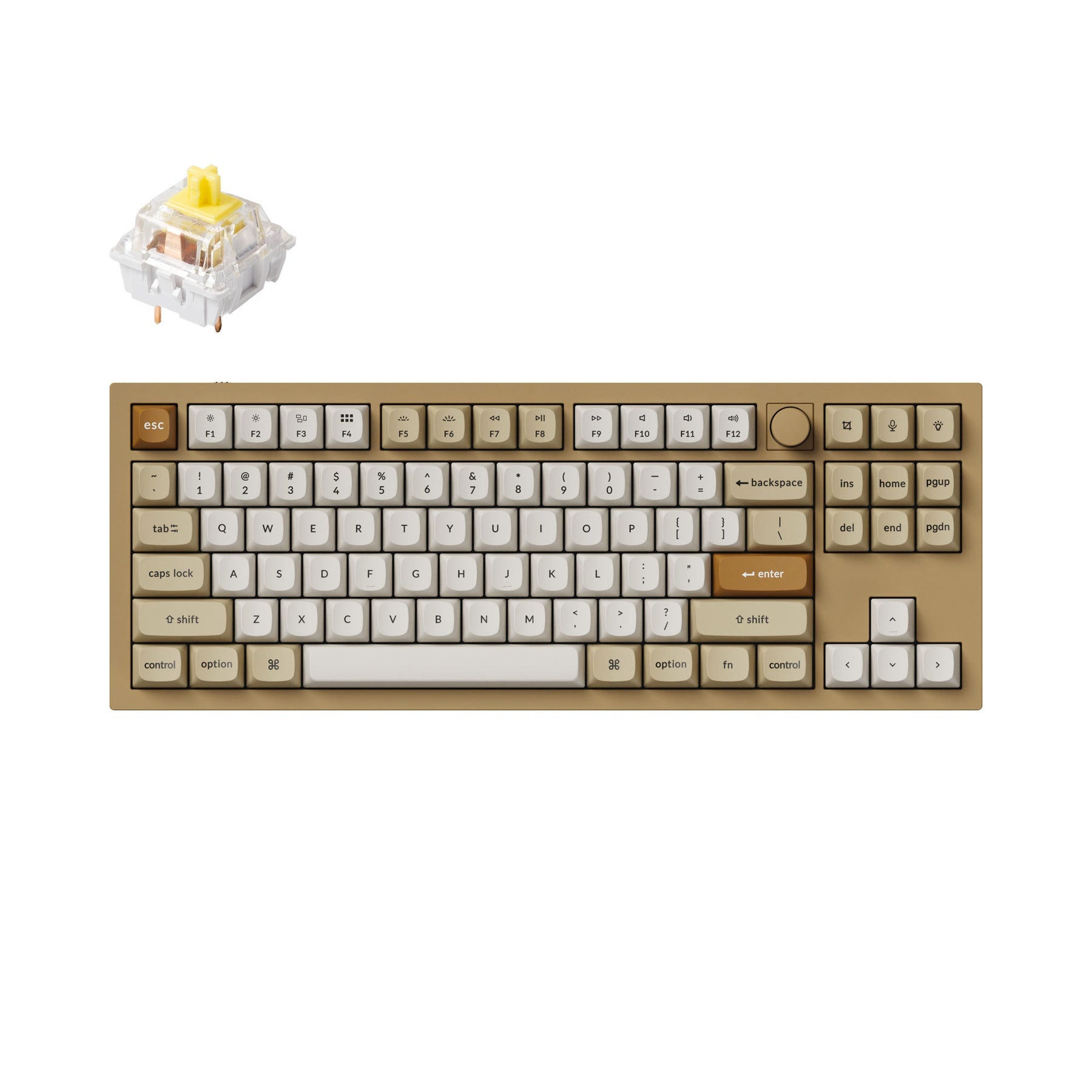Clavier mécanique personnalisé filaire Keychron Q3 QMK (disposition US ANSI)