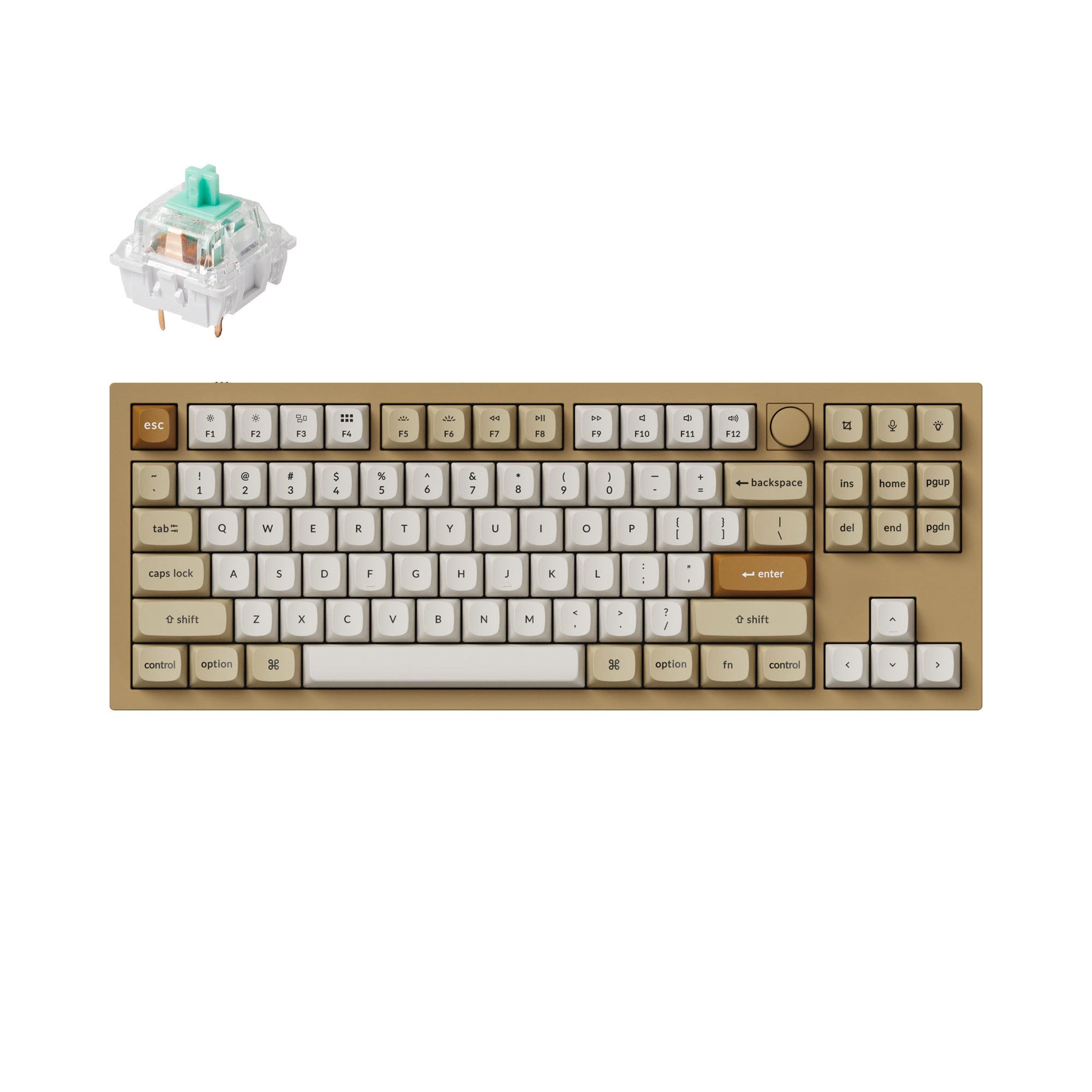 Clavier mécanique personnalisé filaire Keychron Q3 QMK (disposition US ANSI)