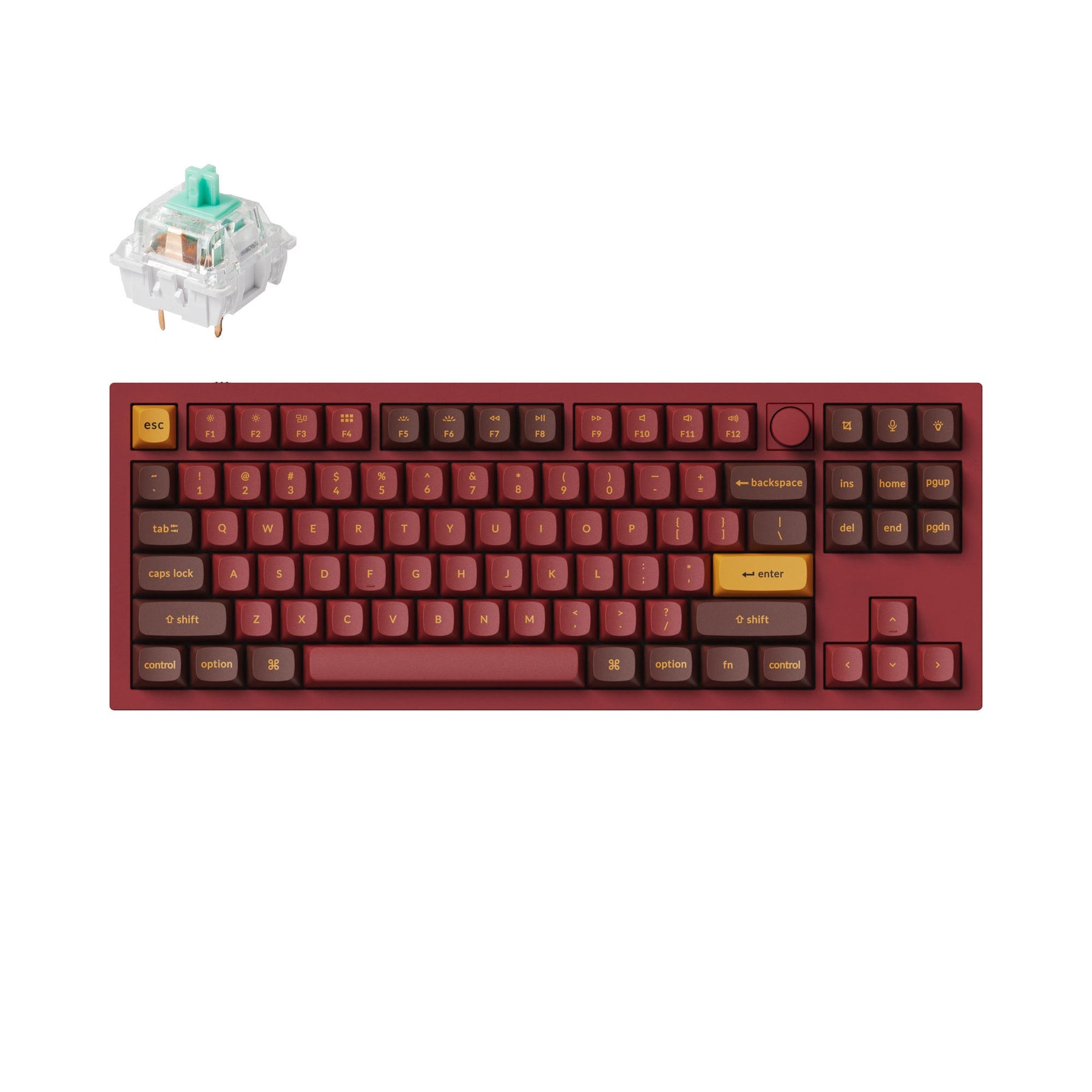 Clavier mécanique personnalisé filaire Keychron Q3 QMK (disposition US ANSI)