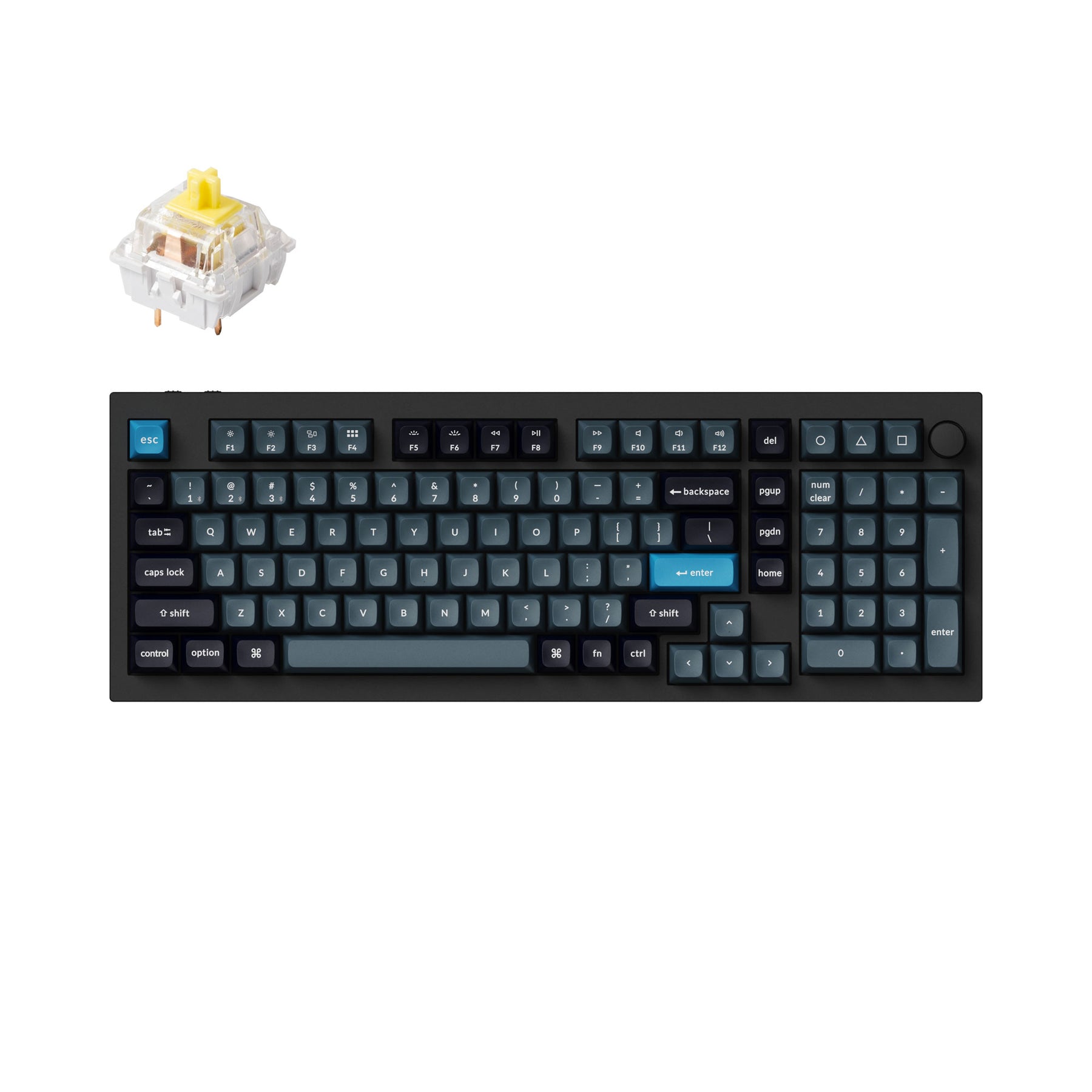 Clavier mécanique personnalisé sans fil Keychron Q5 Pro QMK/VIA (disposition US ANSI)