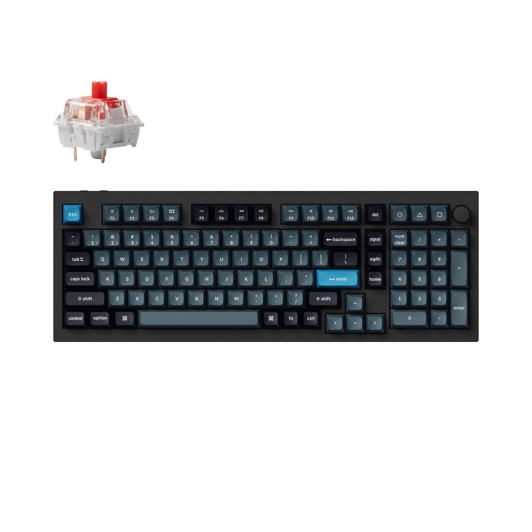 Clavier mécanique personnalisé sans fil Keychron Q5 Pro QMK/VIA (disposition US ANSI)