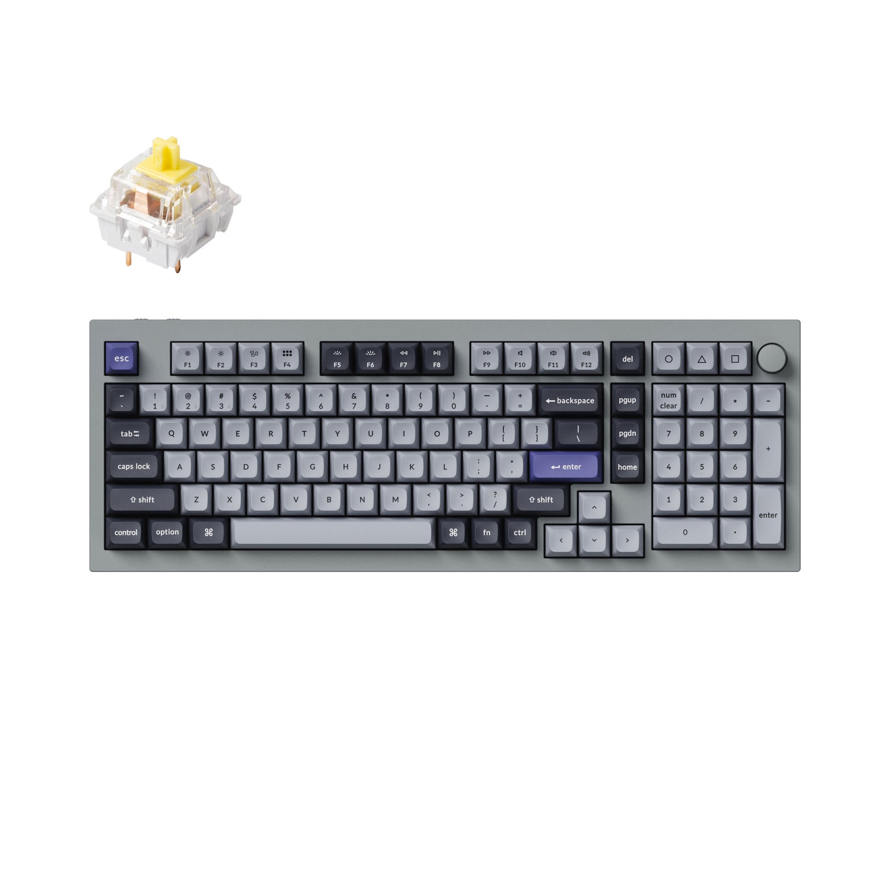 Clavier mécanique personnalisé sans fil Keychron Q5 Pro QMK/VIA (disposition US ANSI)