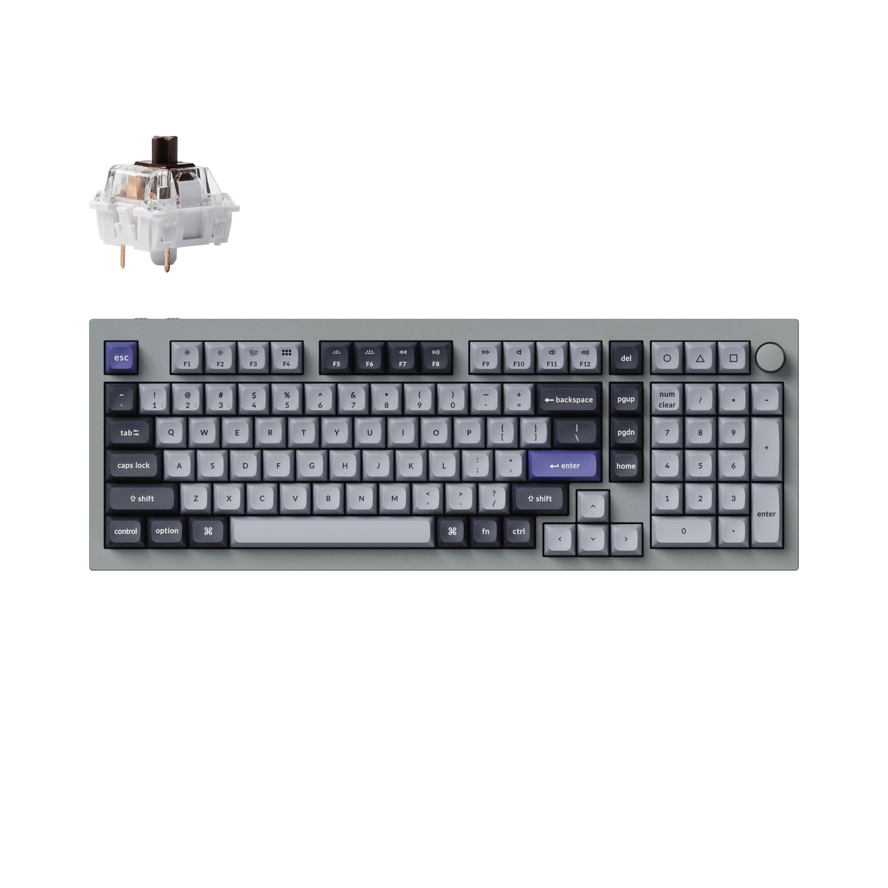 Clavier mécanique personnalisé sans fil Keychron Q5 Pro QMK/VIA (disposition US ANSI)
