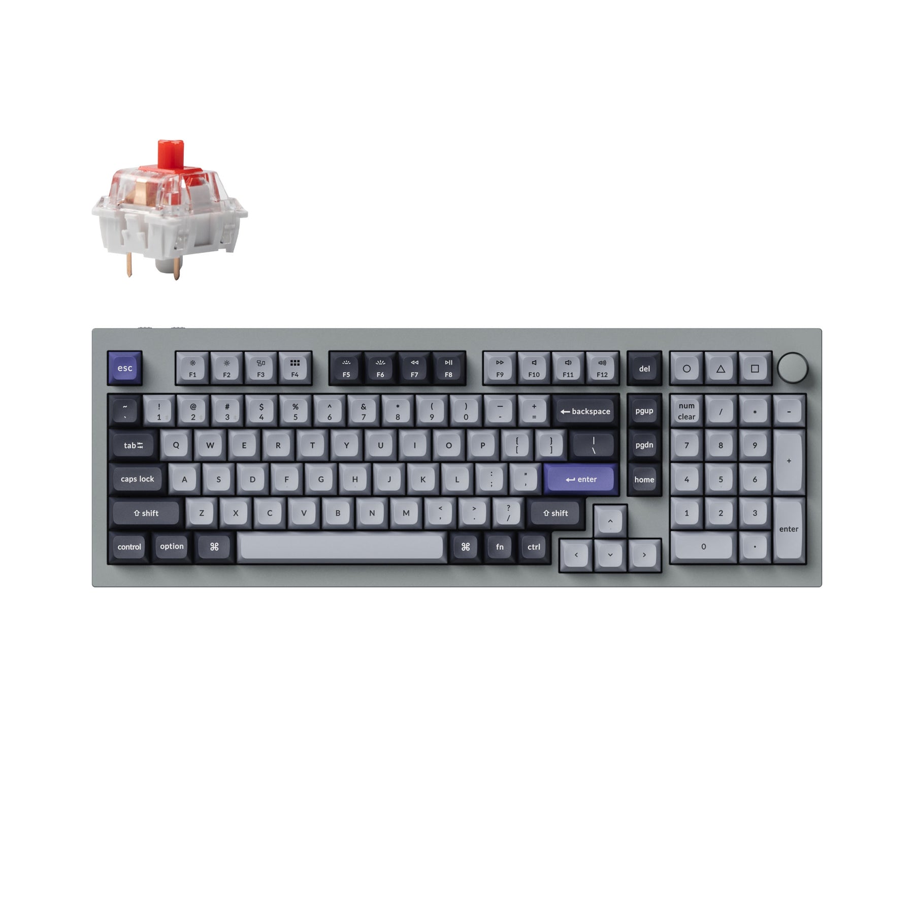 Clavier mécanique personnalisé sans fil Keychron Q5 Pro QMK/VIA (disposition US ANSI)