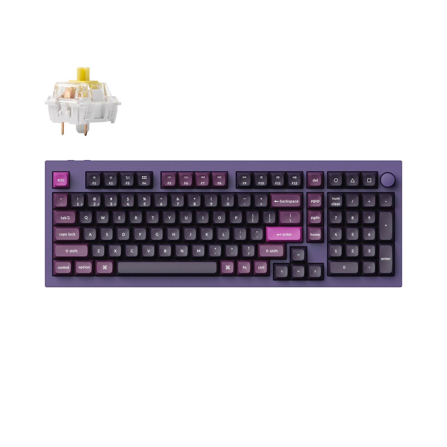 Clavier mécanique personnalisé sans fil Keychron Q5 Pro QMK/VIA (disposition US ANSI)