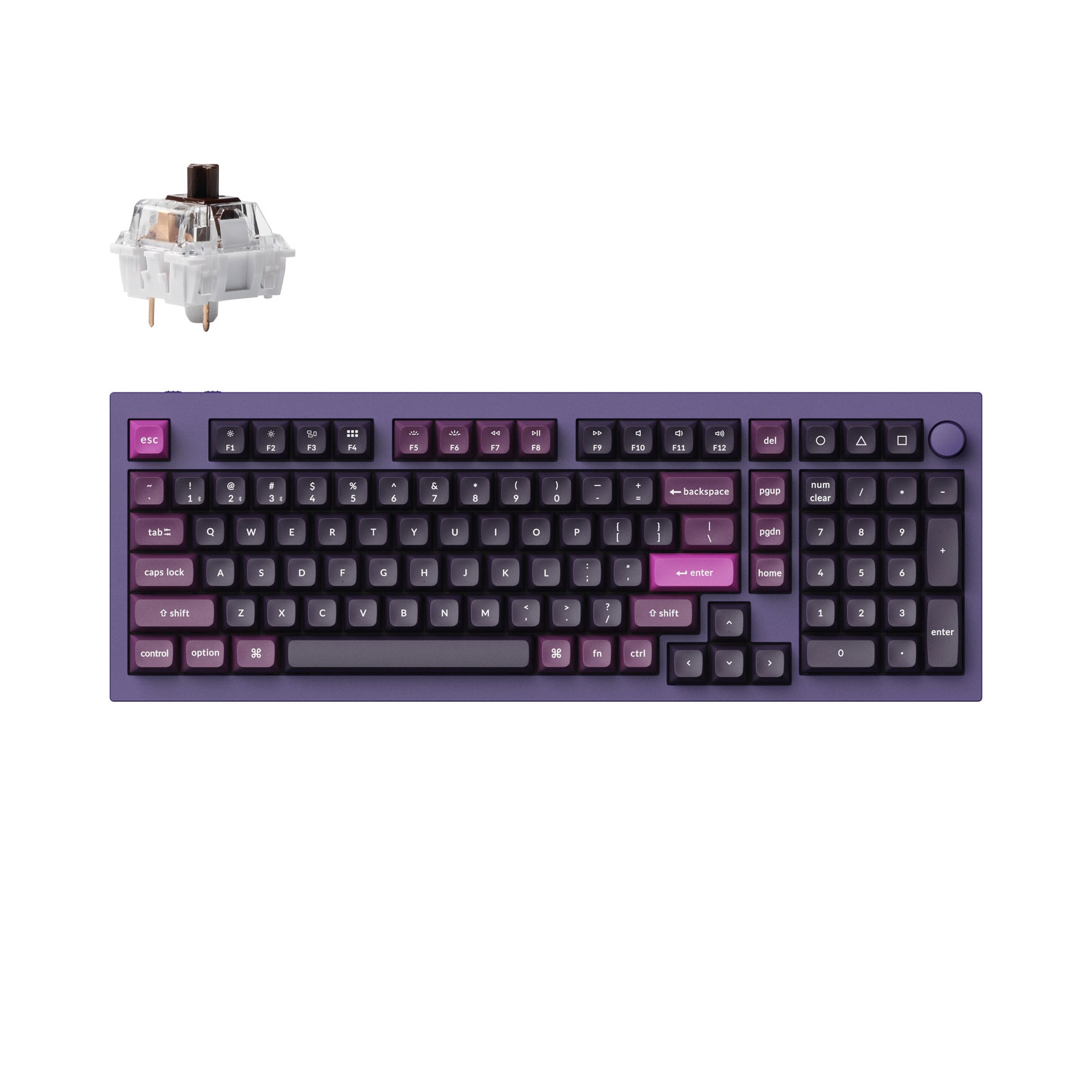 Clavier mécanique personnalisé sans fil Keychron Q5 Pro QMK/VIA (disposition US ANSI)